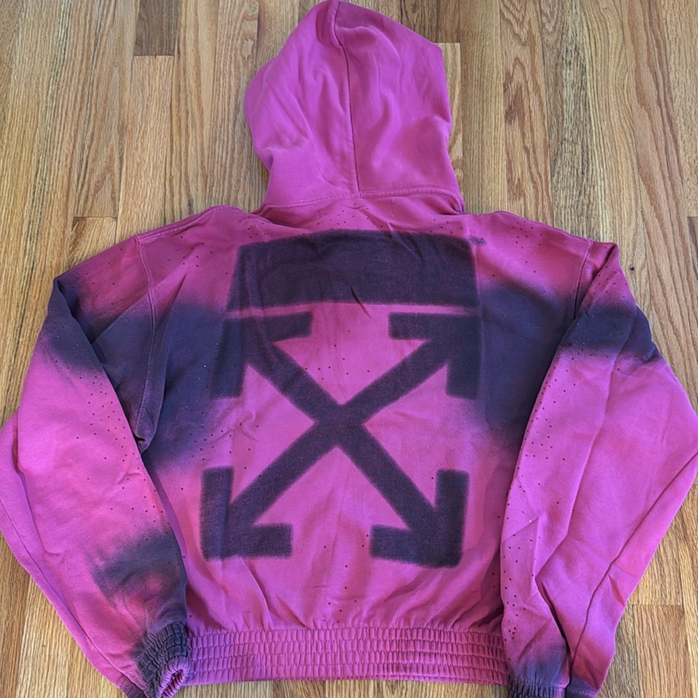 Off-White Swarovski Hoodie Virgil Era 2013 size Small